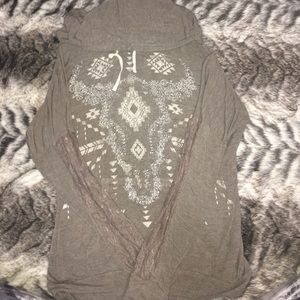 Daytrip Cow Skull Hoodie